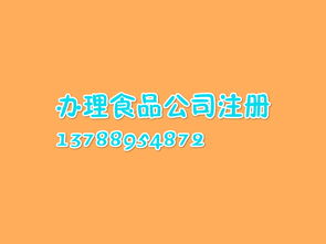 辦理注冊食品公司 代理服務價格、型號規(guī)格與勞務內(nèi)容詳解